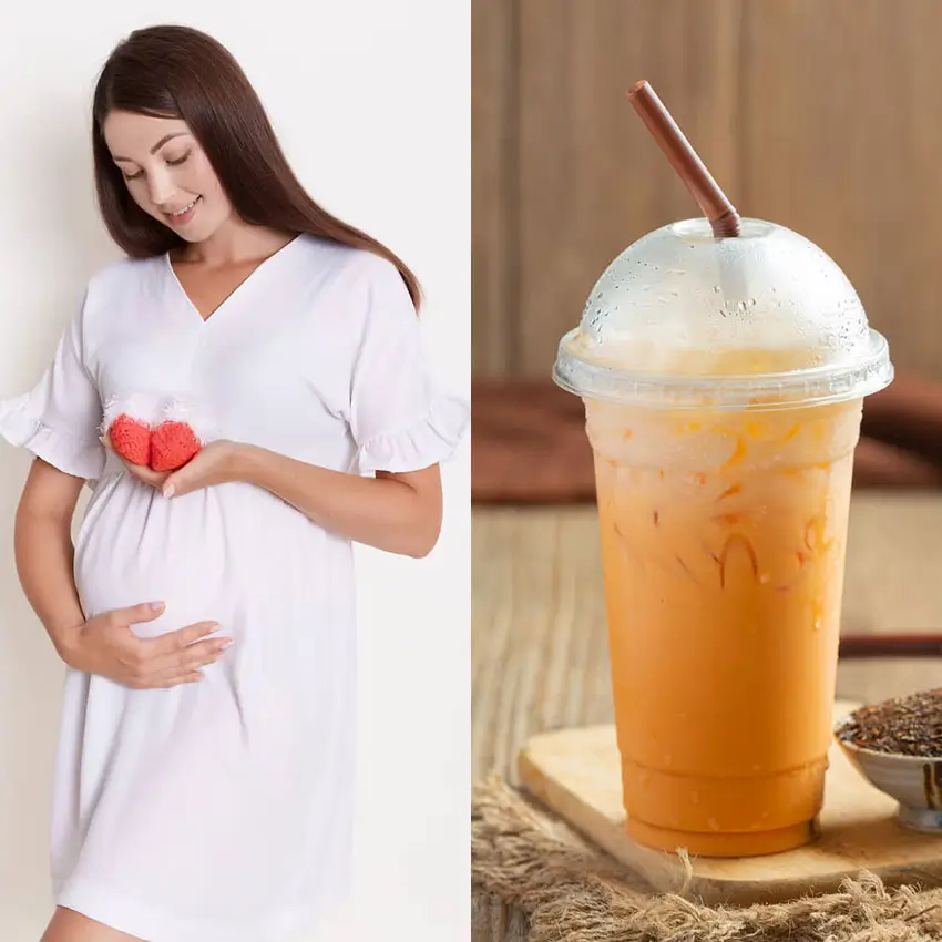 Mang thai 3 tháng đầu uống trà sữa được không