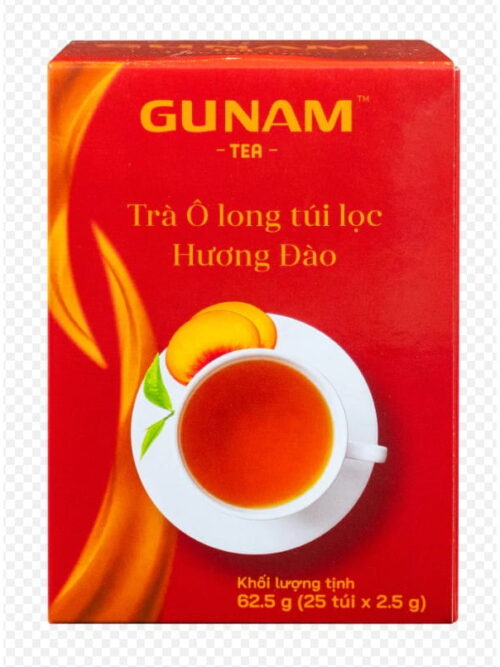 TRÀ OOLONG TÚI LOC HƯƠNG ĐÀO (1) TRÀ OOLONG TÚI LỌC HƯƠNG ĐÀO GUNAM