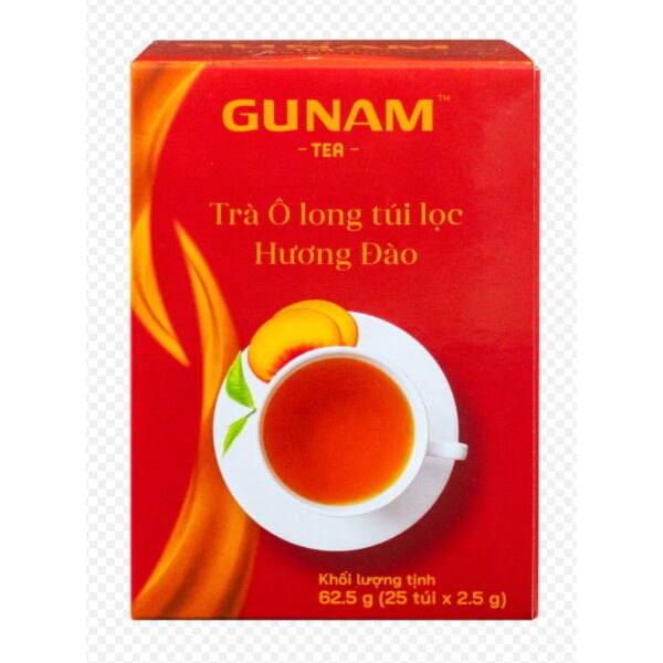 TRÀ OOLONG TÚI LOC HƯƠNG ĐÀO (1) TRÀ OOLONG TÚI LỌC HƯƠNG ĐÀO GUNAM