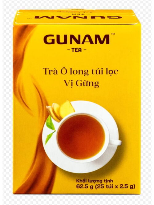 TRÀ OOLONG TÚI LỌC VỊ GỪNG GUNAM