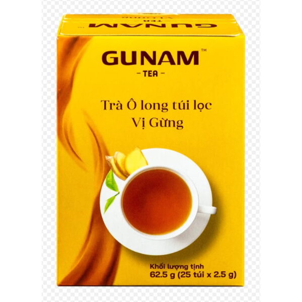 TRÀ OOLONG TÚI LỌC VI GỪNG (1) TRÀ OOLONG TÚI LỌC VỊ GỪNG GUNAM
