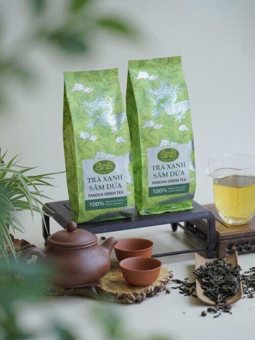 trà sâm dứa 75g TRÀ XANH SÂM DỨA 75GR