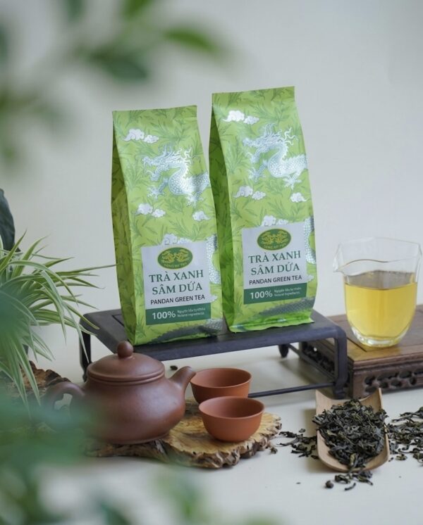 trà sâm dứa 75g TRÀ XANH SÂM DỨA 75GR